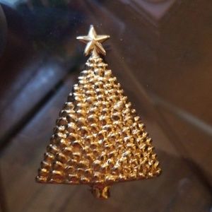CAJC Christmas Tree Brooch